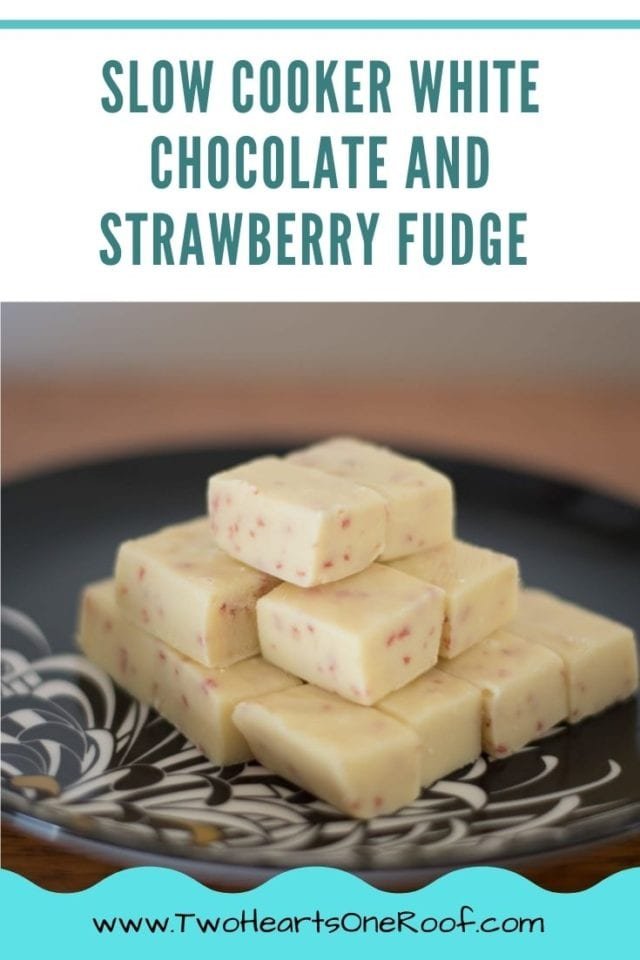 Slow cooker white chocolate fudge recipe