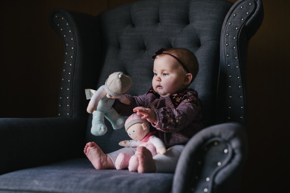 habit snug up soft doll