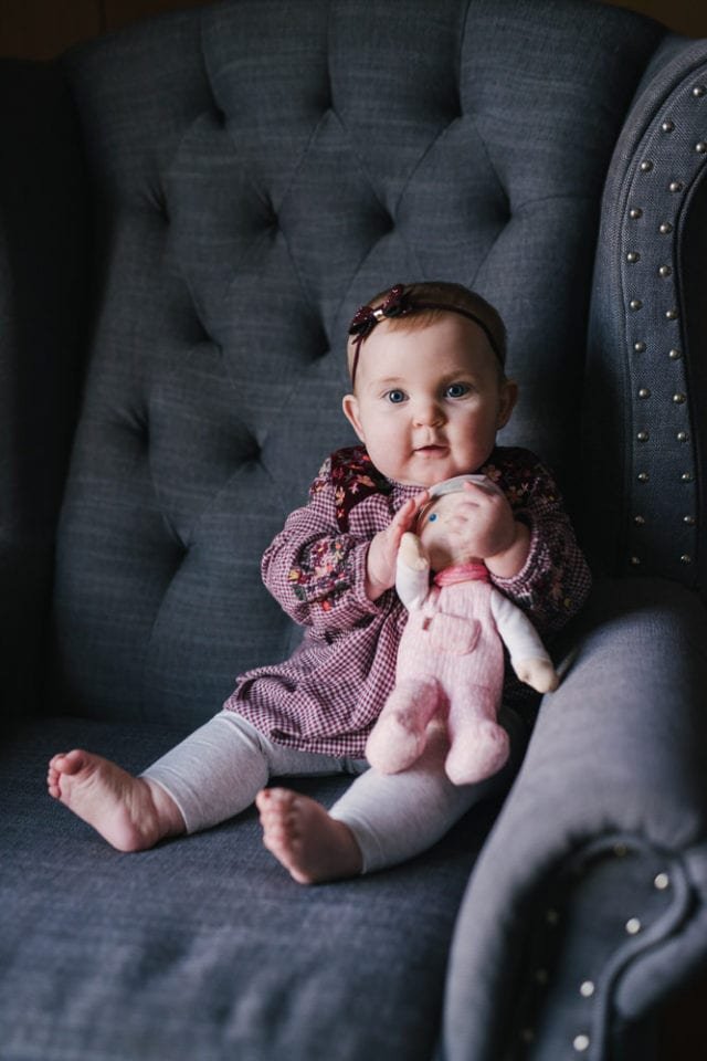 Baby with soft Haba doll