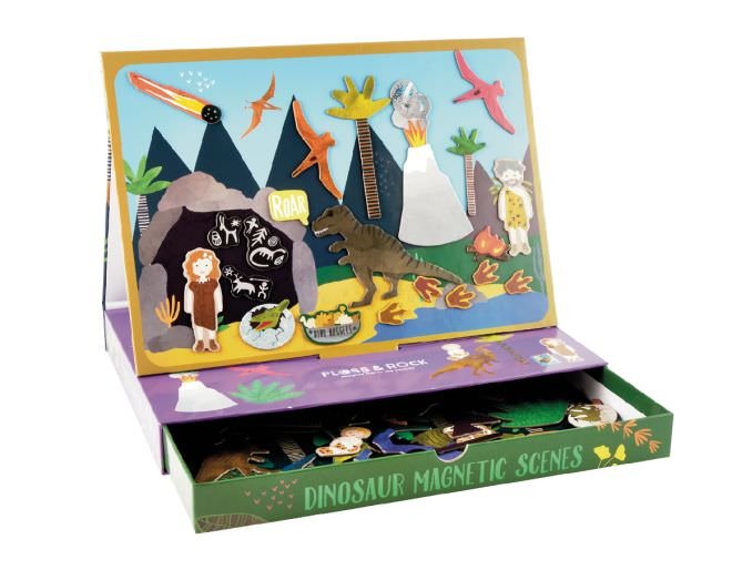 Dinosaur magnetic scenes