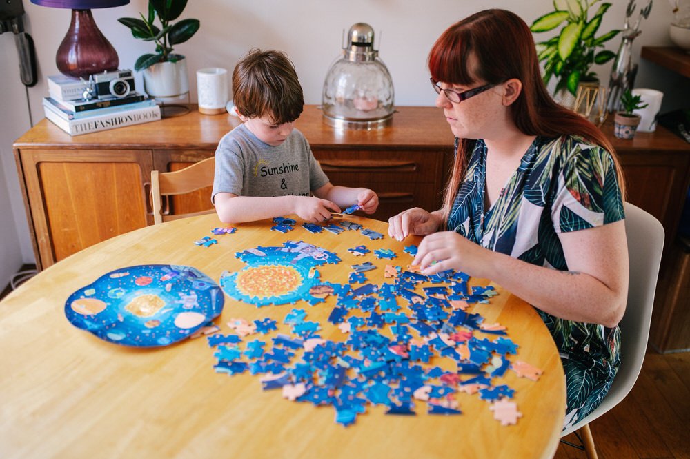 Space jigsaw puzzle