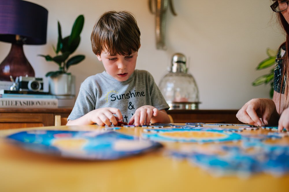 Educational jigsaw puzzle