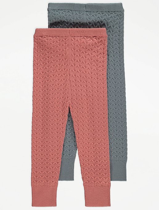 cable knit leggings from George