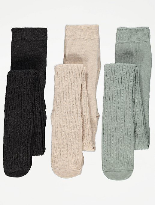 cable knit tights from George