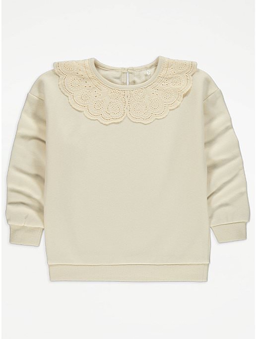 cream collared jumper