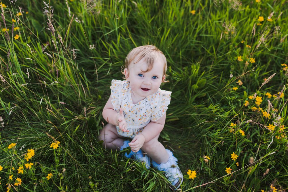 Beautiful baby girl portrait