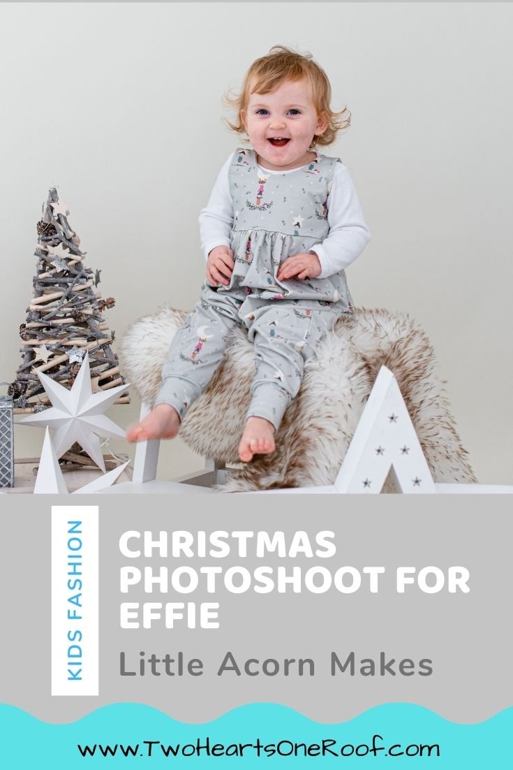 Little Acorn makes gathered romper