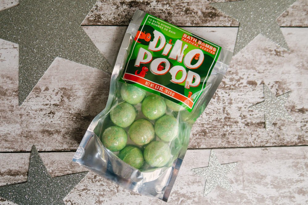 Dinosaur Poop Bath Bombs - Dinosaur themed gift ideas