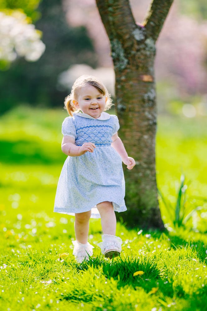 Running in the blossoms