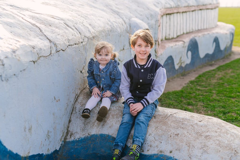 Ordinary moments a evening on the beach