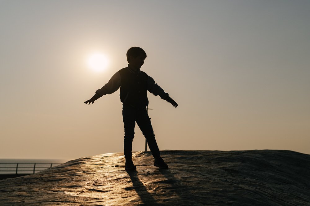 Aberavon Beach sunset portraits 
