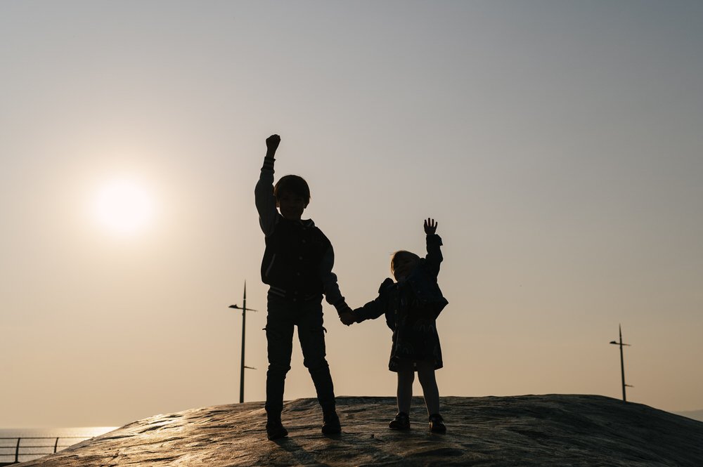 Aberavon Beach sunset portraits 