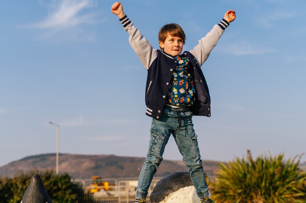 Aberavon Beach sunset portraits 