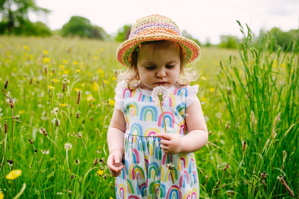 Girls handmade summer romper