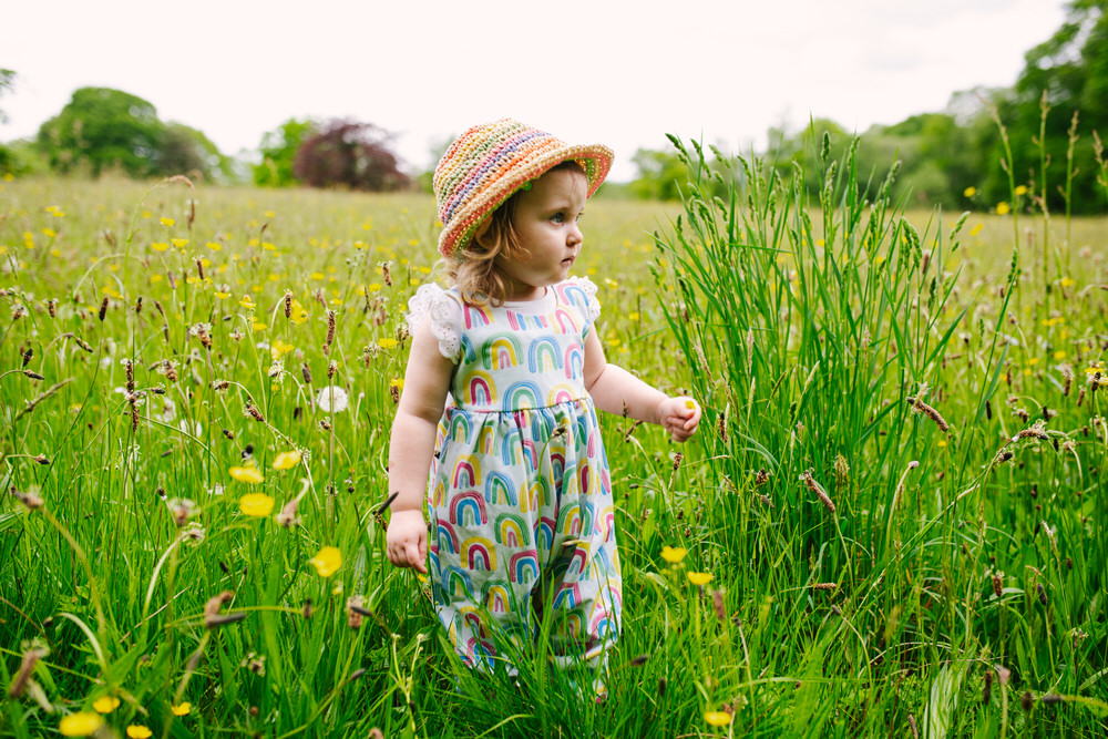 Dressing Effie – Rainbows in the Flower Field