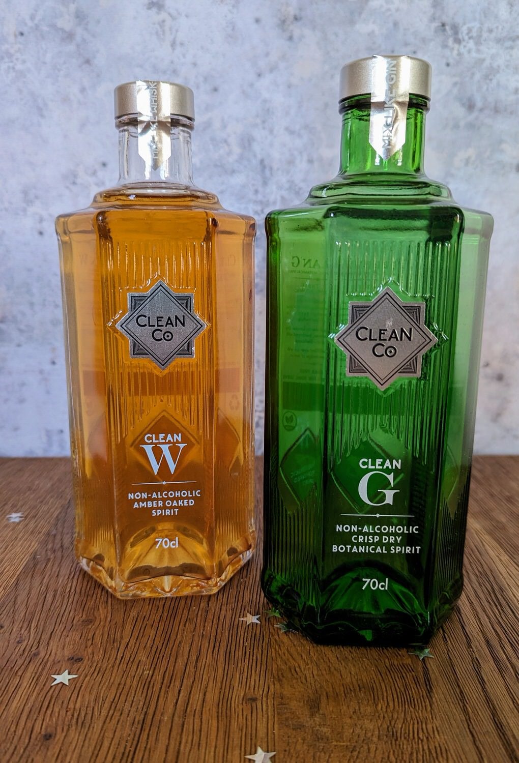 alcohol free Gin and alcohol free whiskey