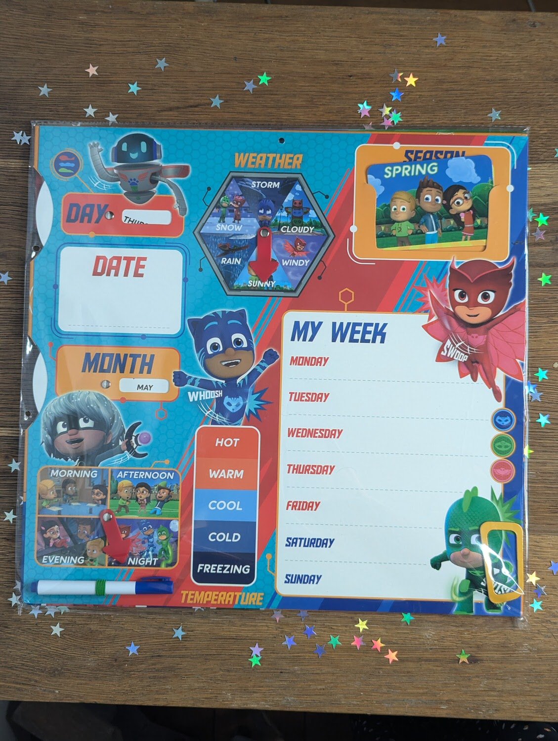 My first pj masks calendar