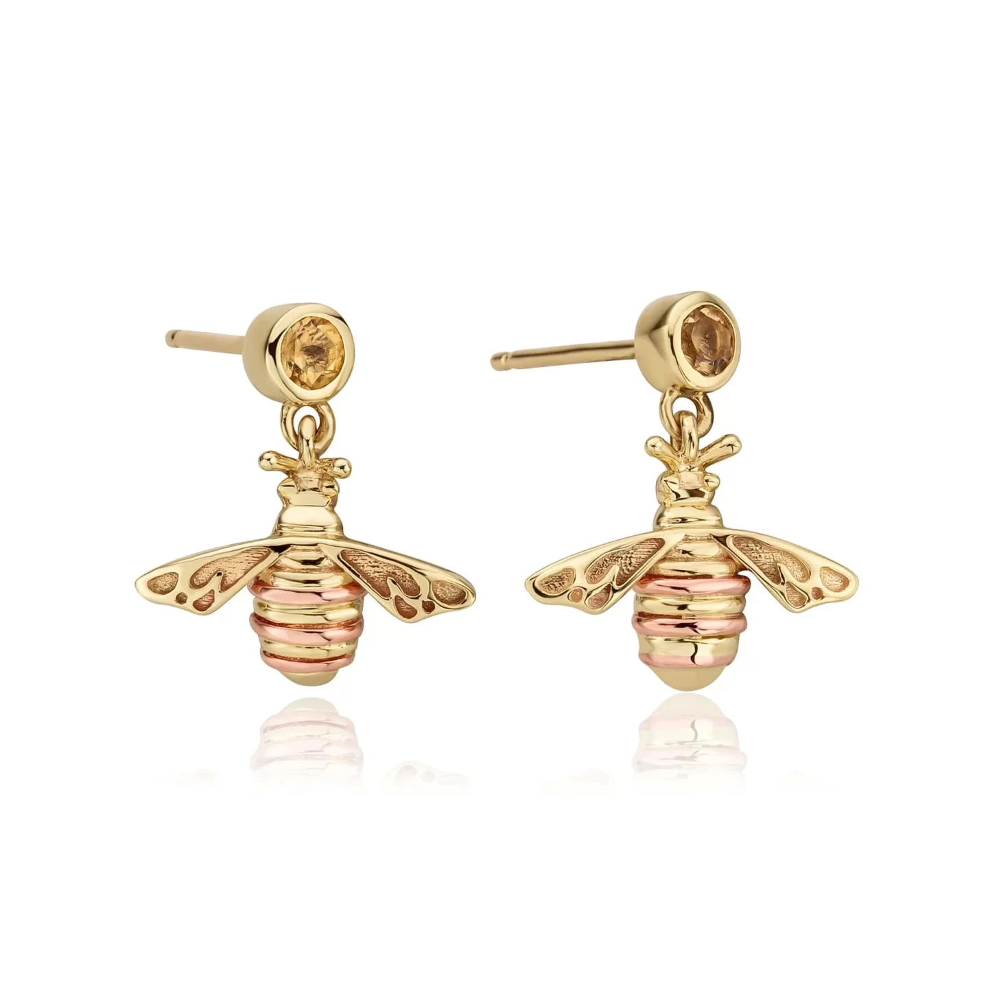 Honey bee earrings 