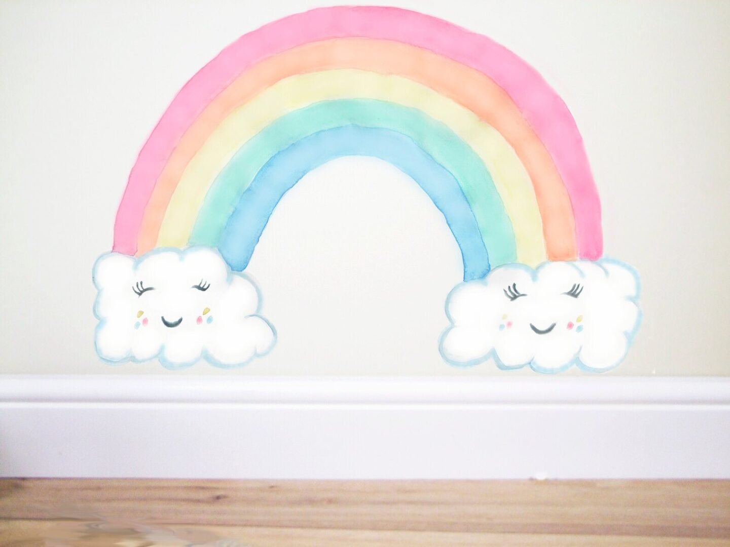 Rainbow wall decal