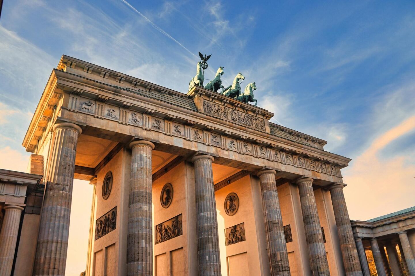 The Brandenburg gate