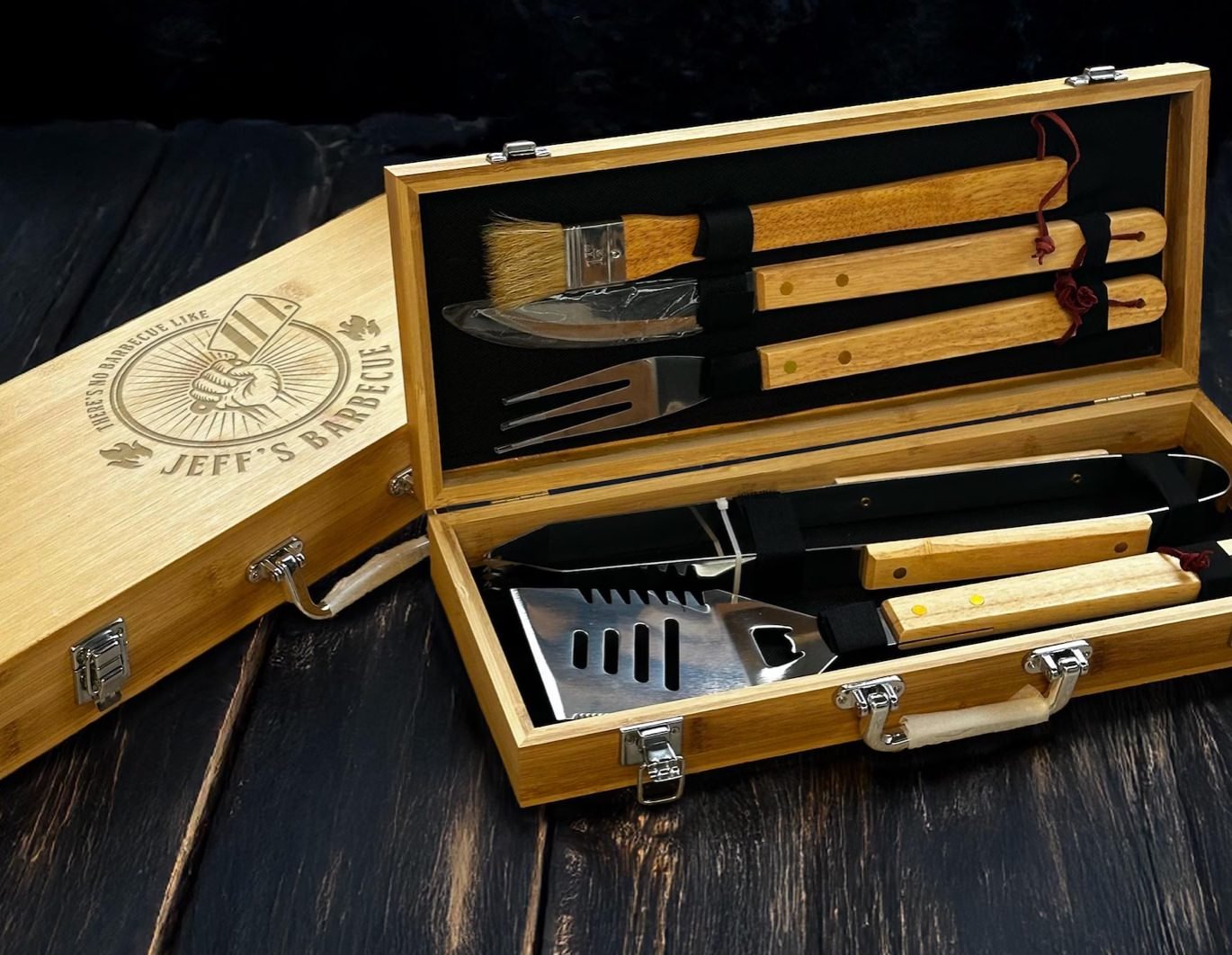 Personalised BBQ Tools for fathers Day 