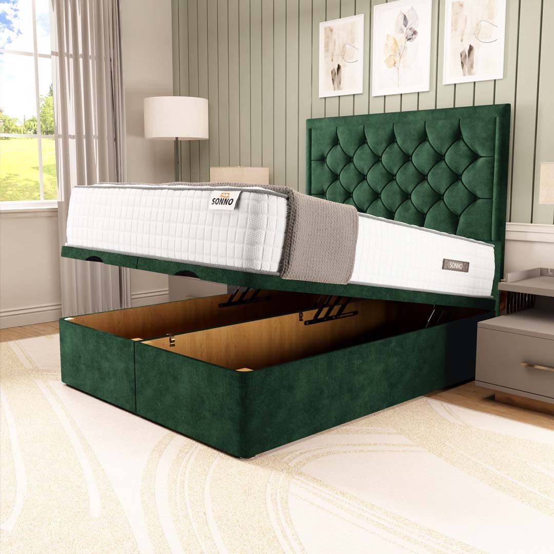 Ottoman Bed for extra bedroom storage