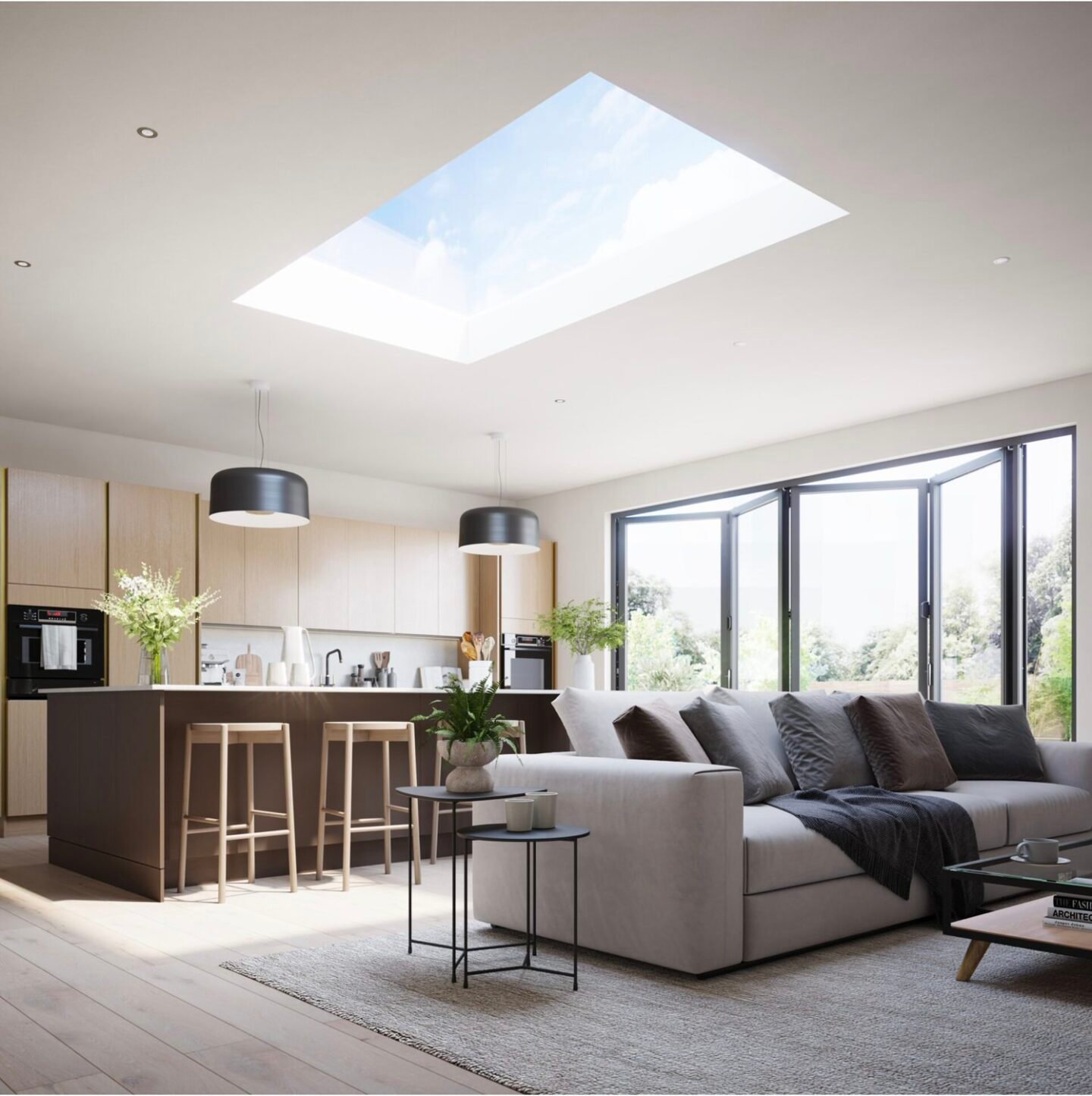 rooflights in living space