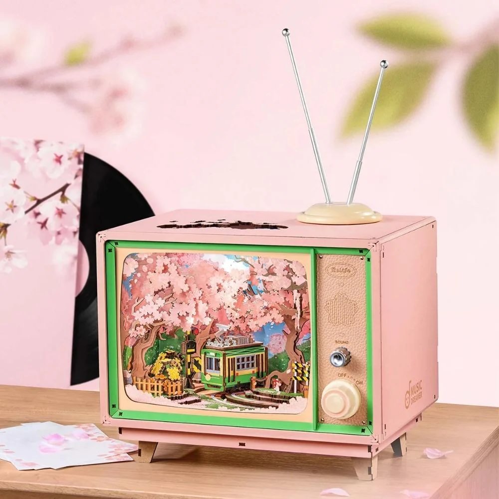 Cute retro TV - Advanced 3D Puzzle Projects