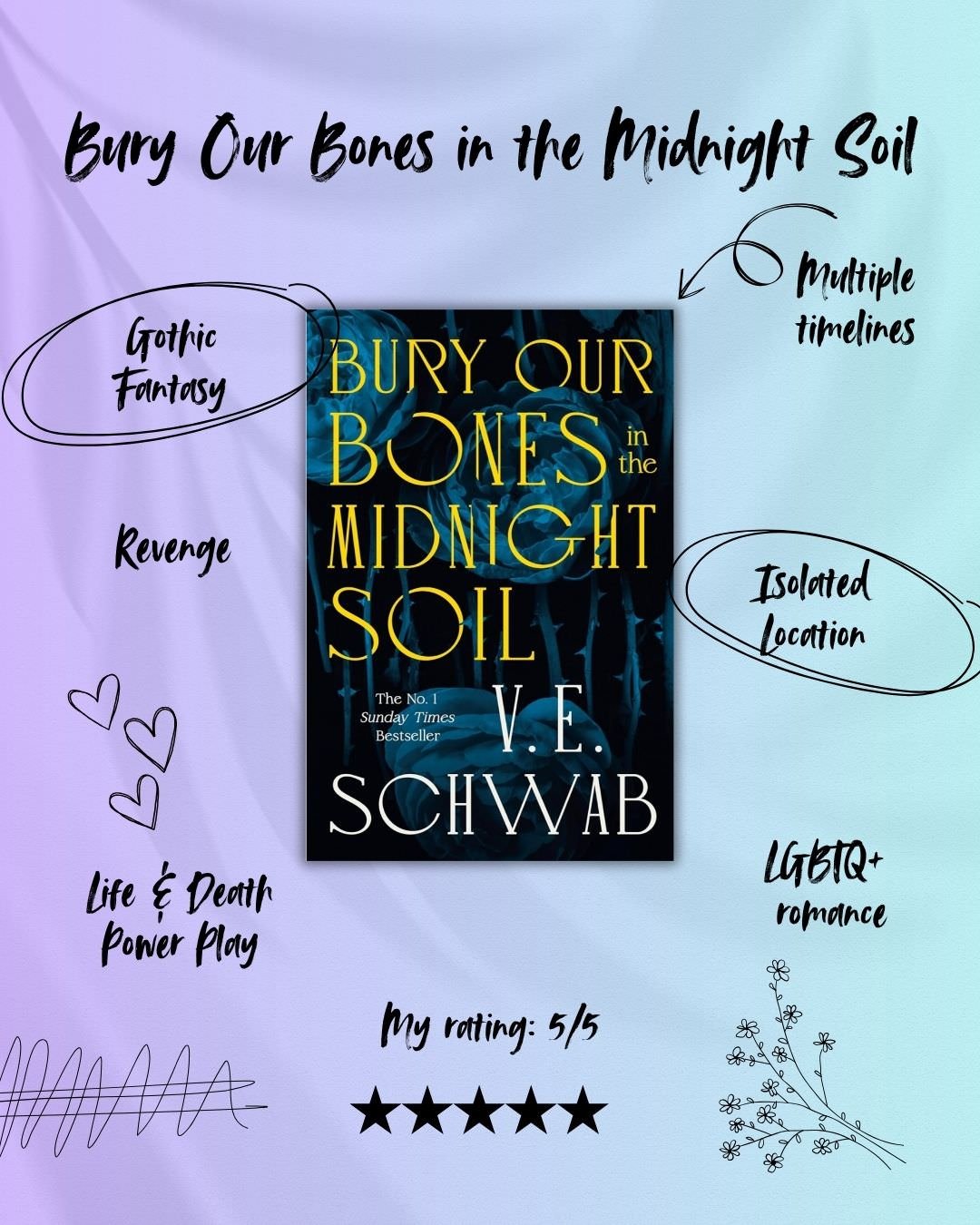 Bury our bones in the midnight soil by V E Schwab